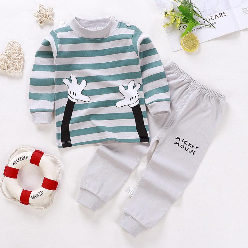 2-piece Cartoon Design Pajamas Sets for Toddler Boy