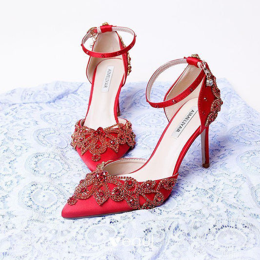 Charming red wedding shoe - Shoe - Women